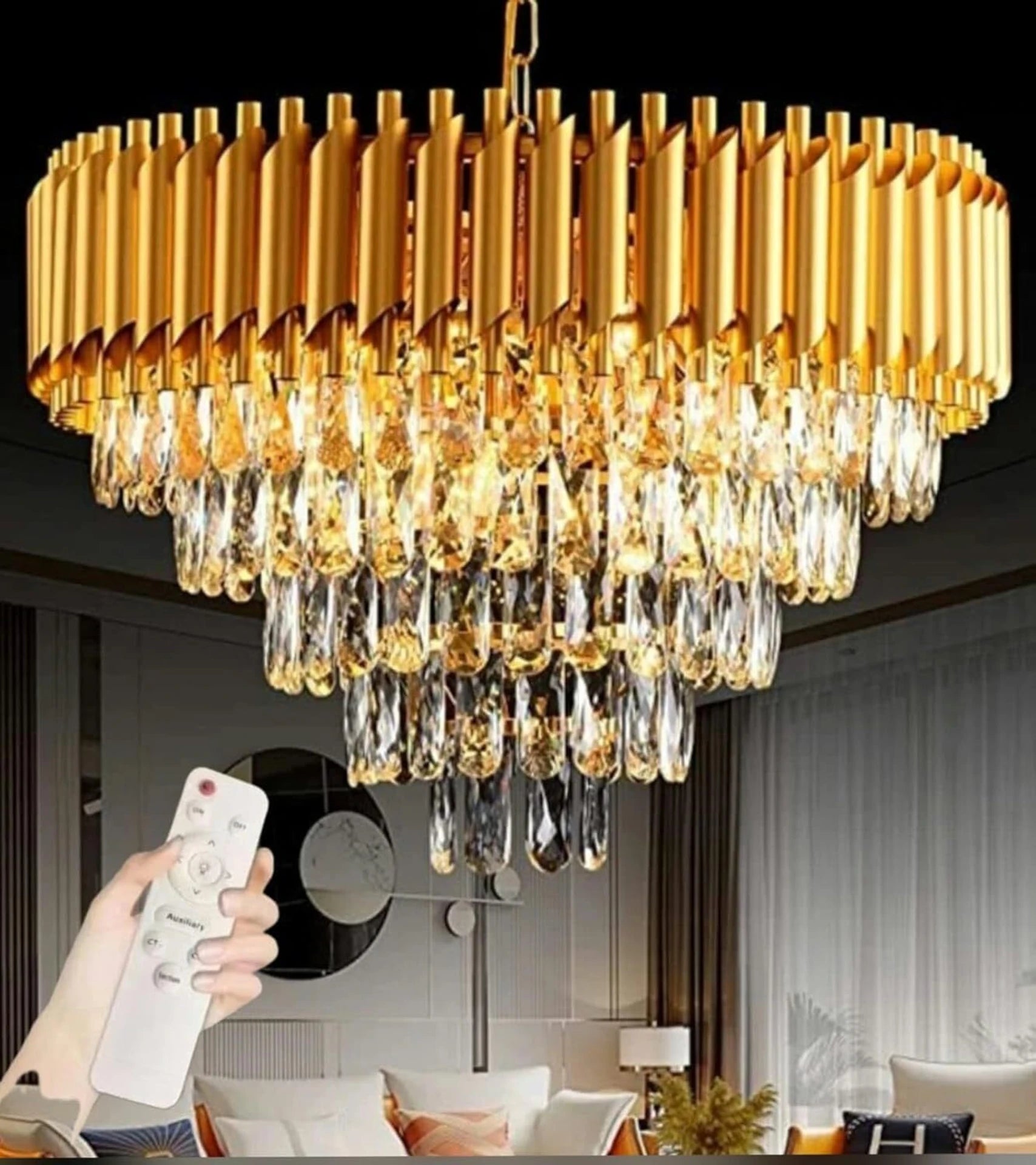 BLUETOOTH RGB  GOLDEN JHOOMER