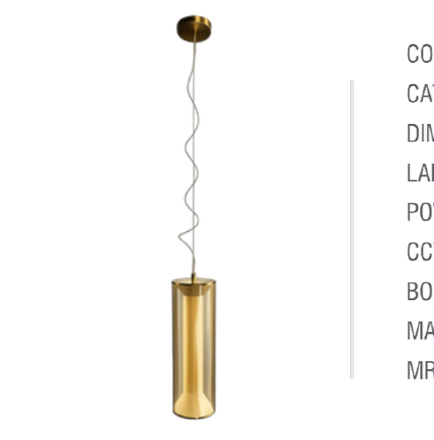 Single Hanging Light - B9901/1 SB