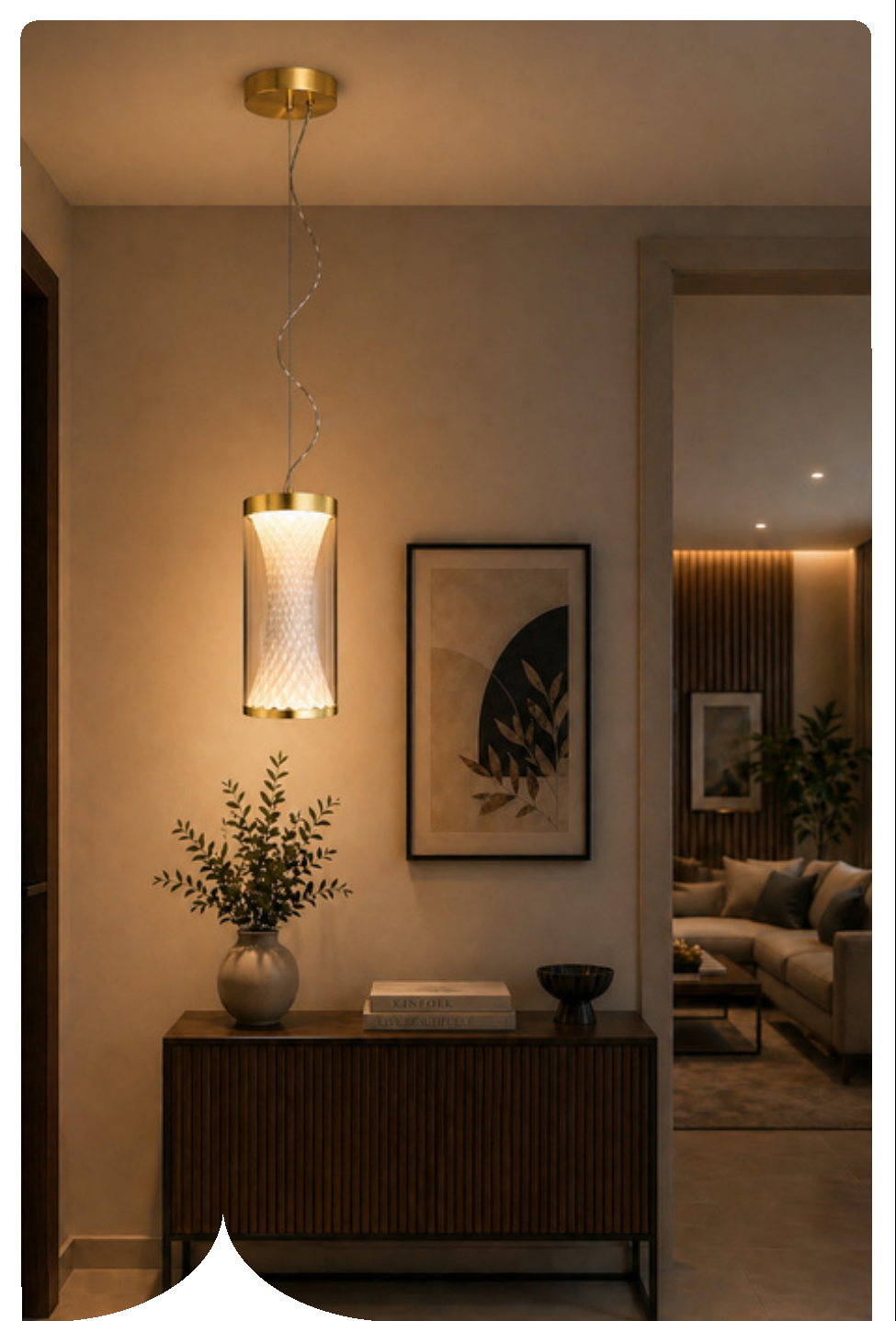 Single Hanging Light - B9904/1 SB