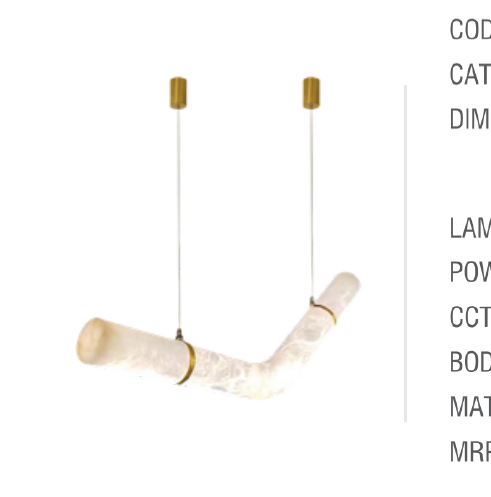 Table Hanging Light - ER25012