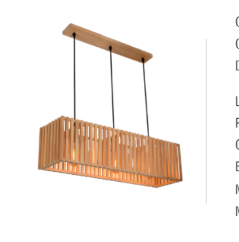 Table Hanging Light - LM3005/3