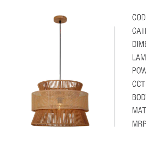 Hanging Light Light - LM3009/1
