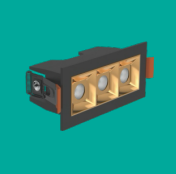 AARADHNA Eye Series - Linear COB Spot Light (Copper Reflector)