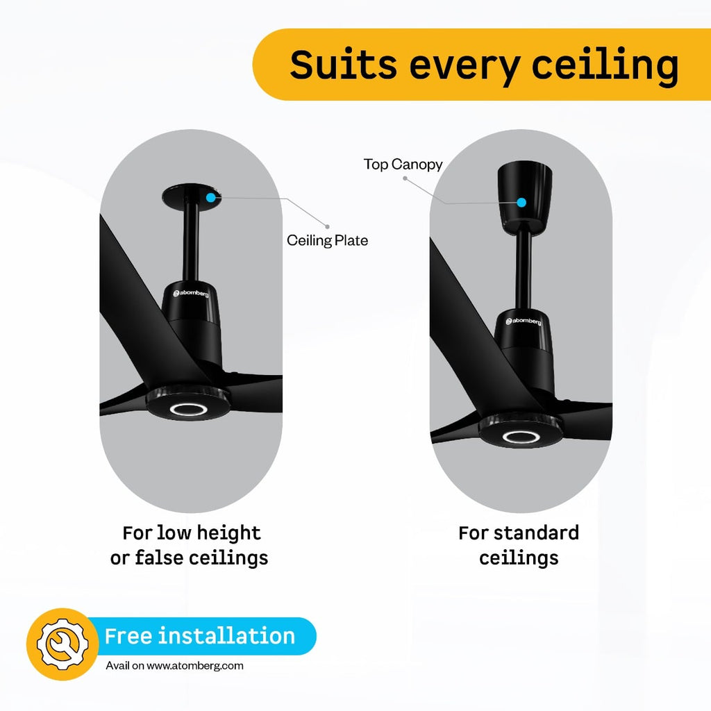 ATOMBERG Aris Contour Smart Ceiling Fan