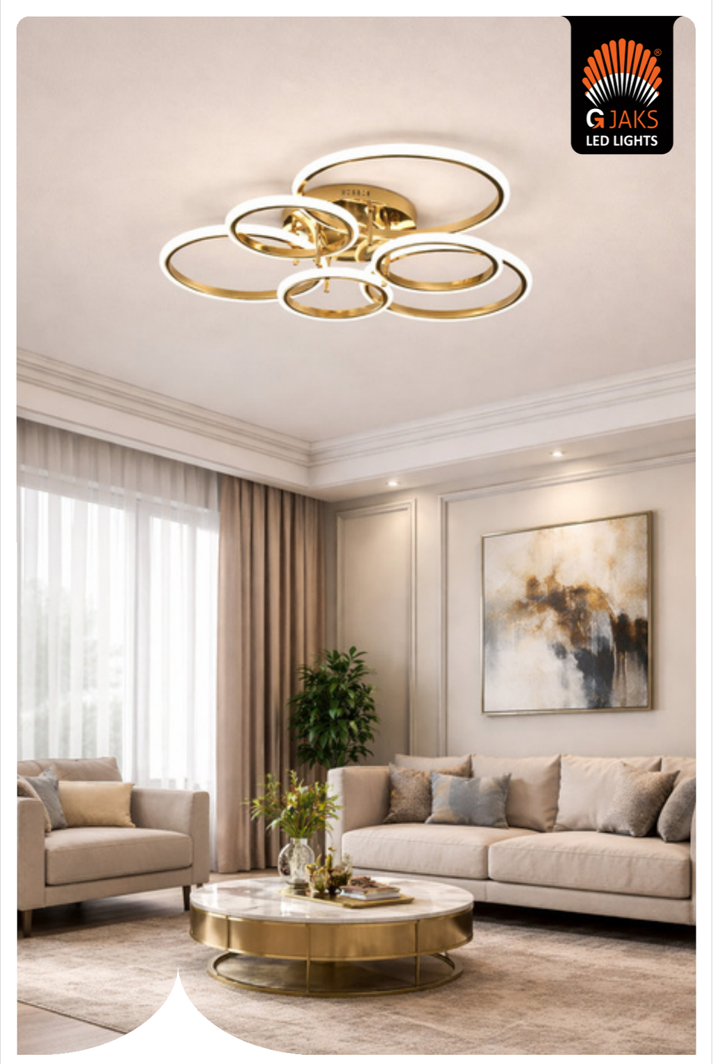 Ceiling Light - MT21713-6 FG