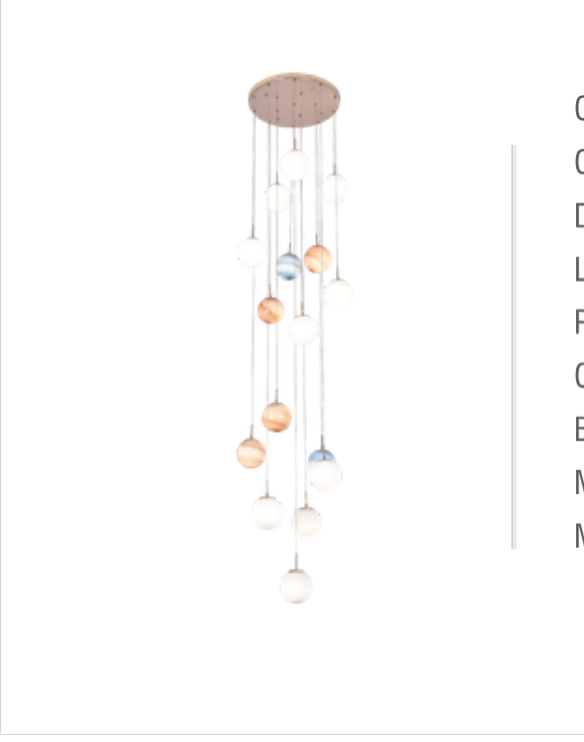 Double Height Chandelier - B1061/16