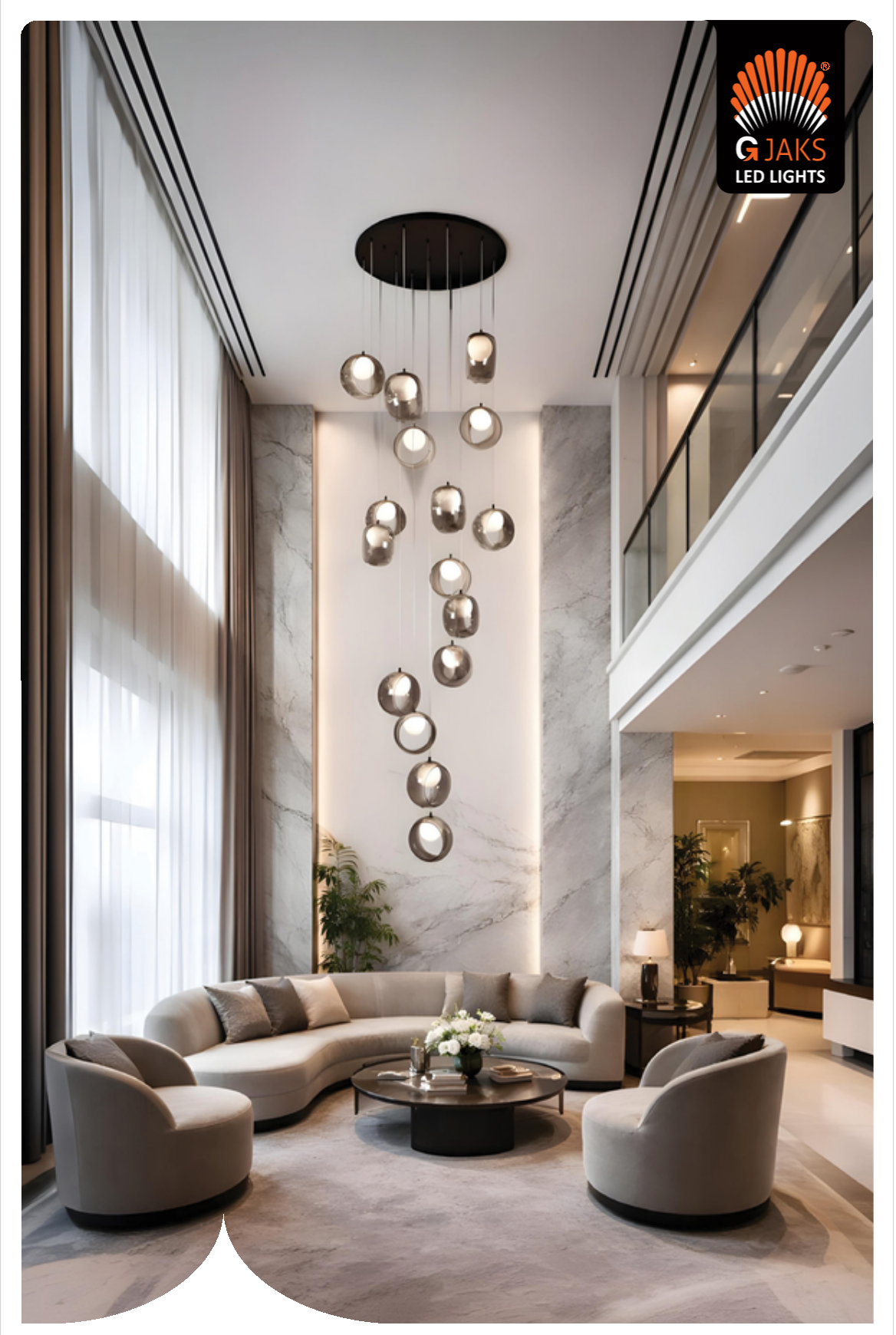 Double Height Chandelier - B8801