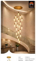 Double Height Chandelier - DT8989/18