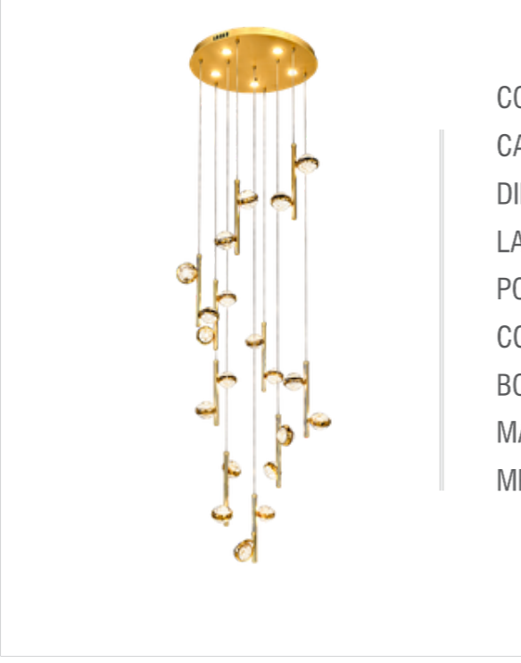 Double Height Chandelier - T0131/10S