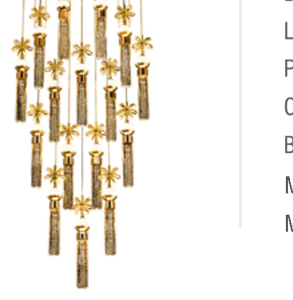 Double Height Chandelier - T0186/16B