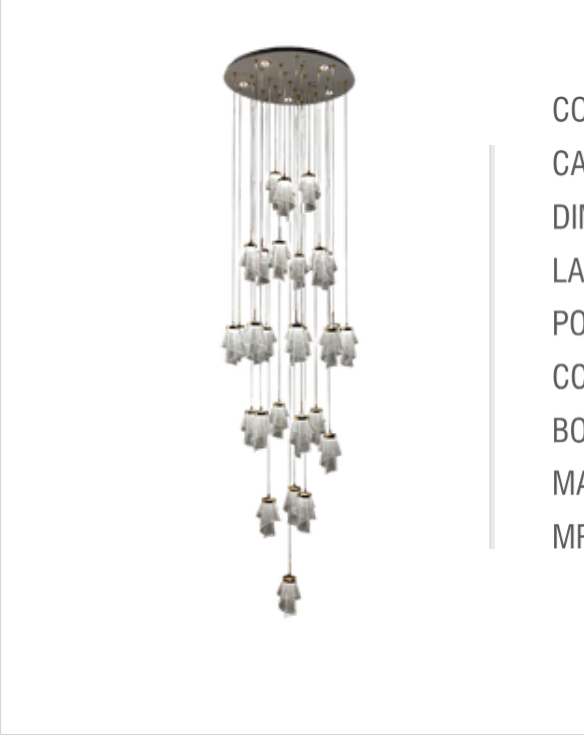 Double Height Chandelier - T03094/28B