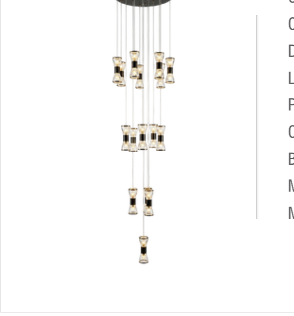 Double Height Chandelier - T0509/16B