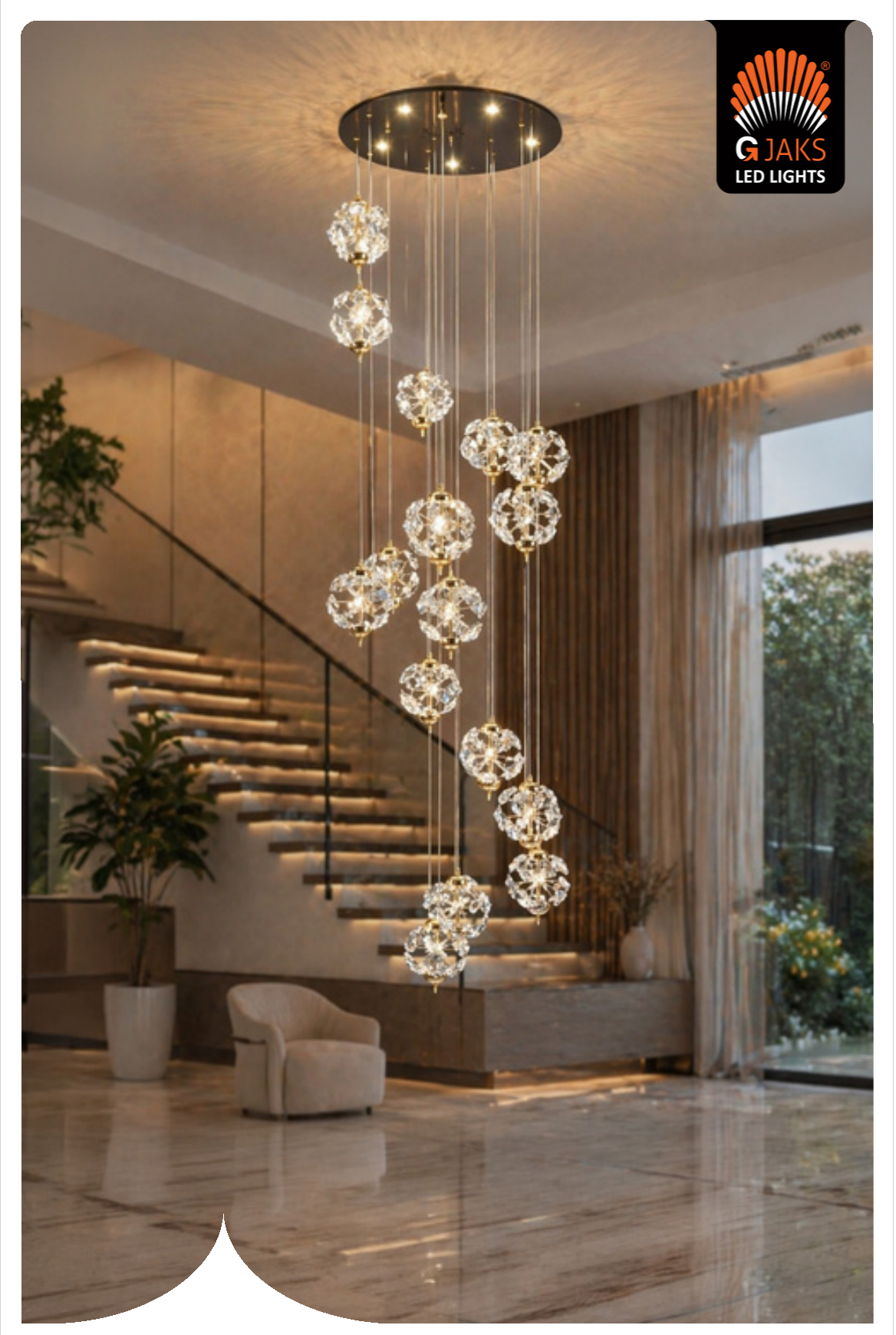 Double Height Chandelier - T0513/16S