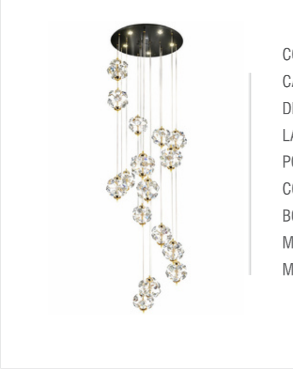 Double Height Chandelier - T0513/16S