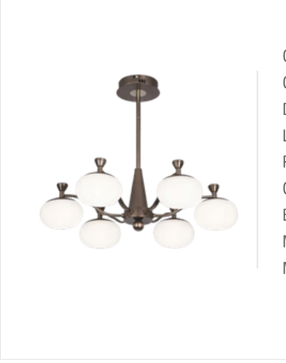 Hanging Chandelier - AL5866/6