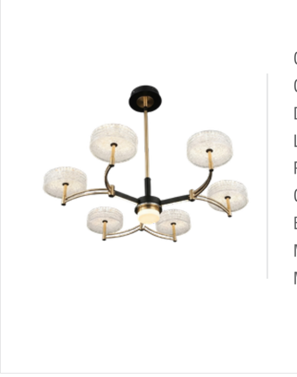 Hanging Chandelier - AL5898/6